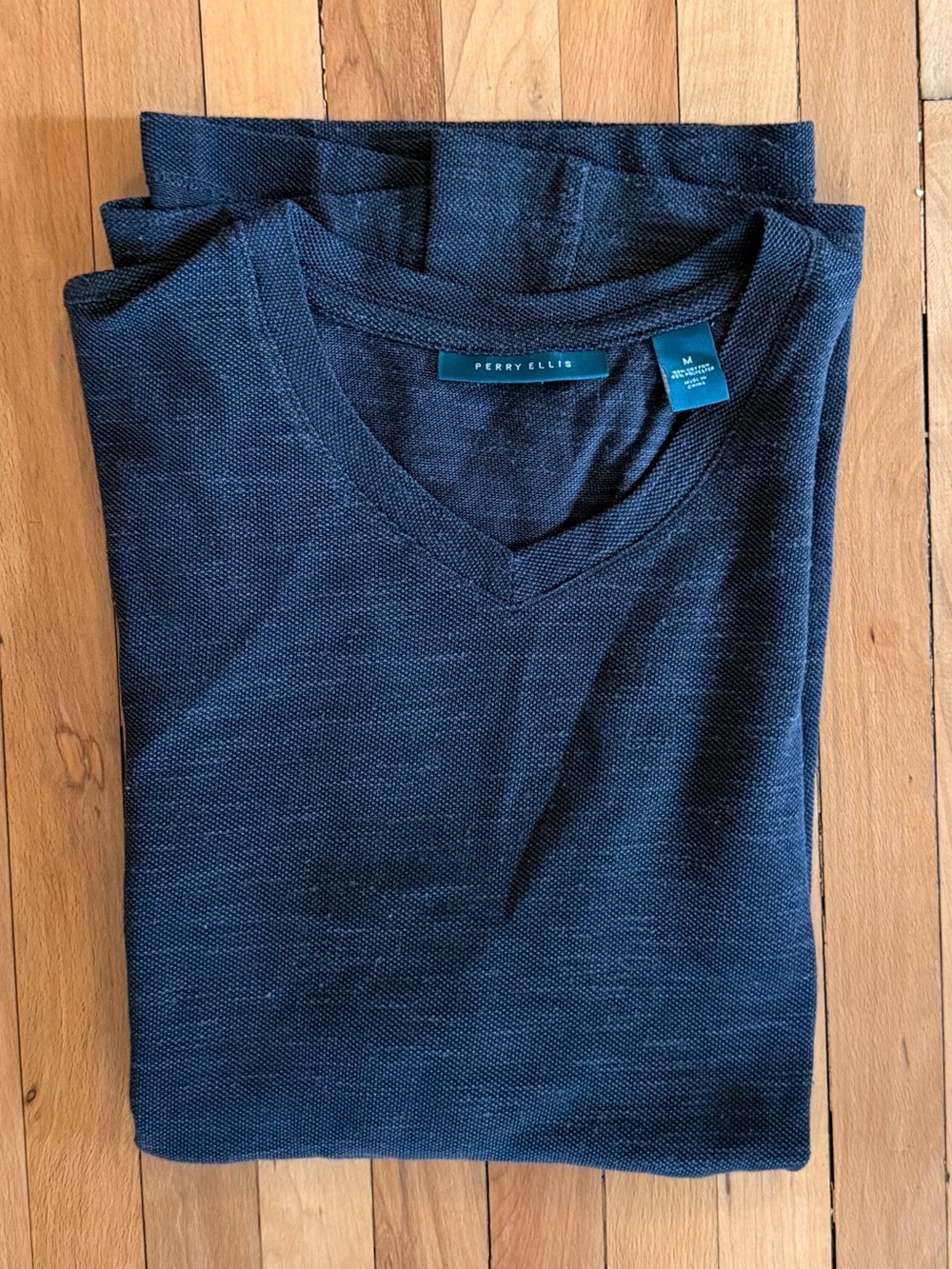 Perry Ellis Men's Navy Shirt